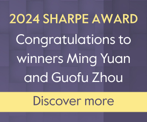 2024 Sharpe Award Congratulations to winners Ming Yuan and Guofu Zhou