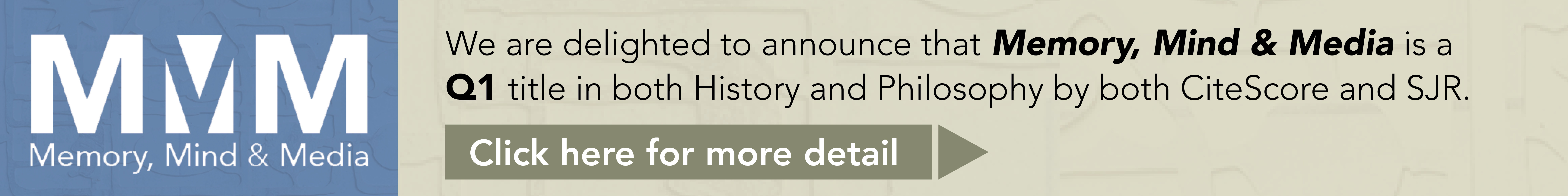 Memory, Mind & Media metrics