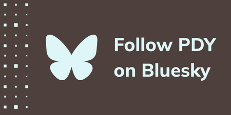 Follow PDY on Bluesky banner
