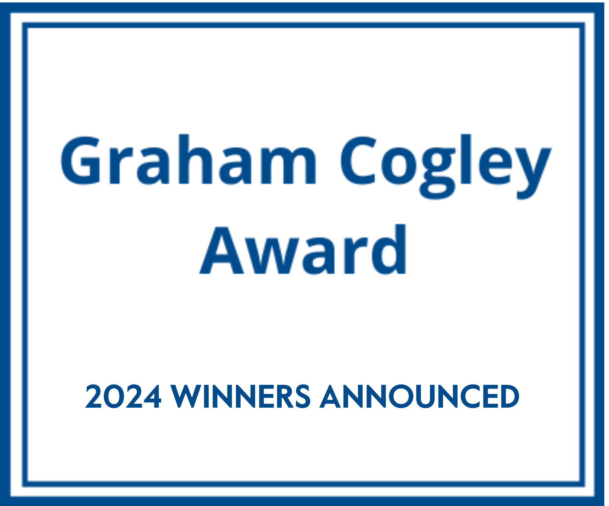 Graham Cogley Award 2024
