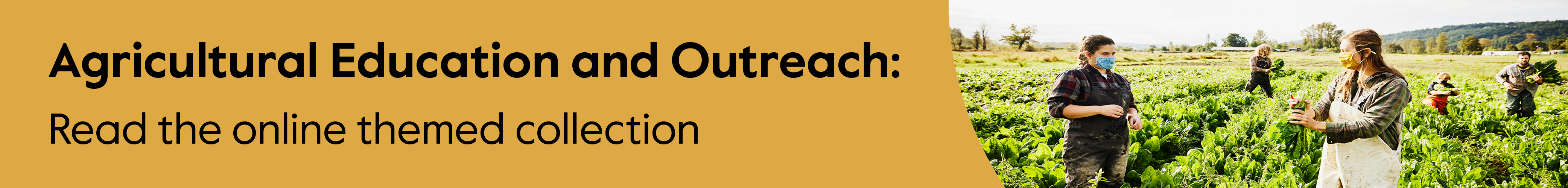 Agricultural Outreach and Education Banner