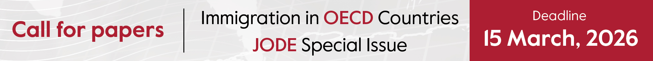 Special issue on Immigration in OECD Countries