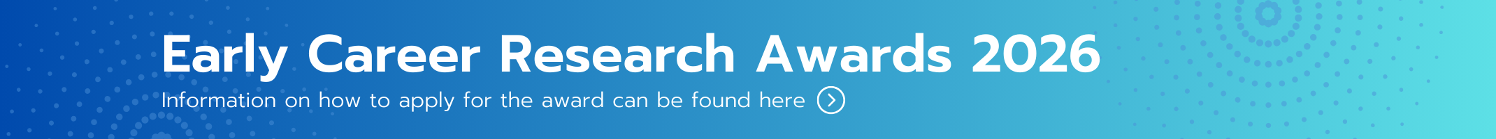 ECR Awards 2026 Call