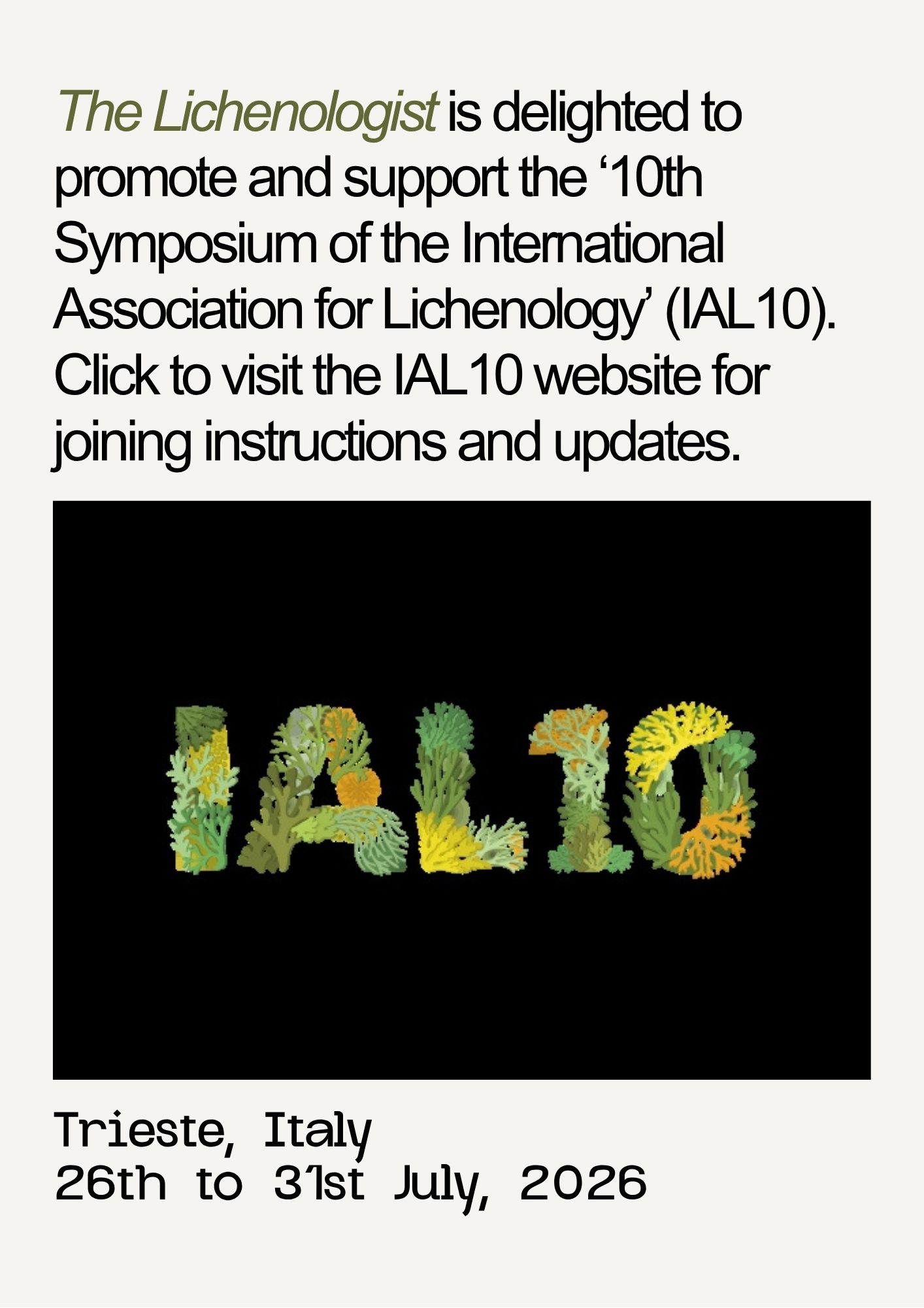 IAL promo poster for LIC