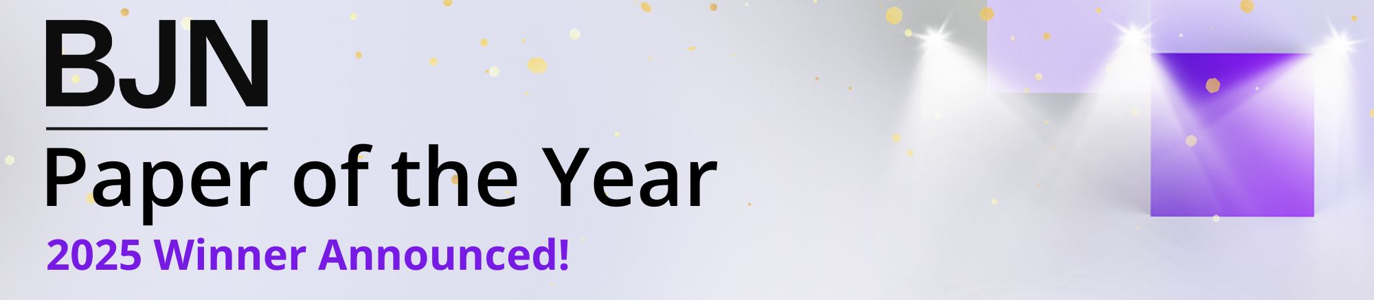 BJN Paper of the Year - 2025 Winning Paper announced!