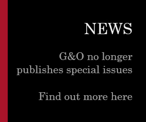 G&O no longer publishes special issues