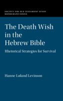 The Death Wish in the Hebrew Bible