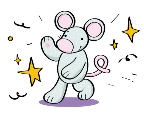 How to draw Monty Mouse: drawing lesson for children ...
