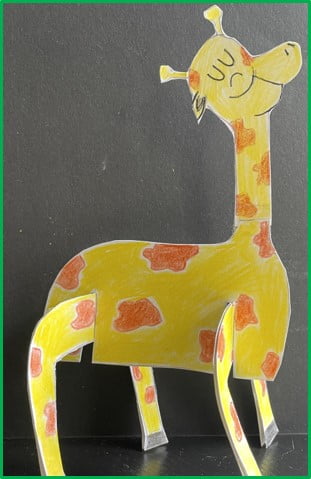 3D giraffe model