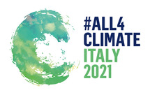 All4Climate Italy 2021 homepage