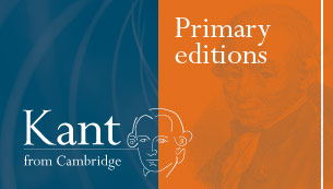 Immanuel Kant - Primary Editions 
