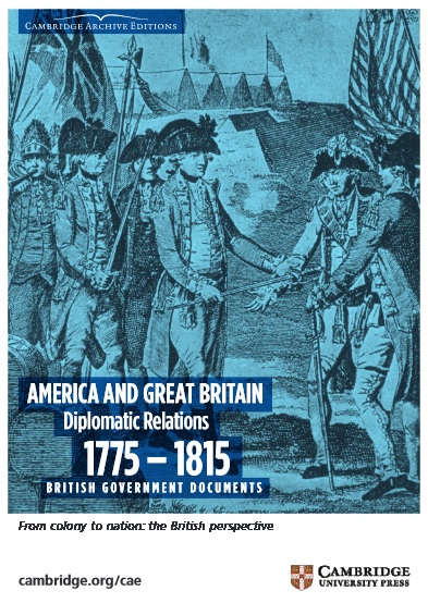 Brochure cover for America and Great Britain
