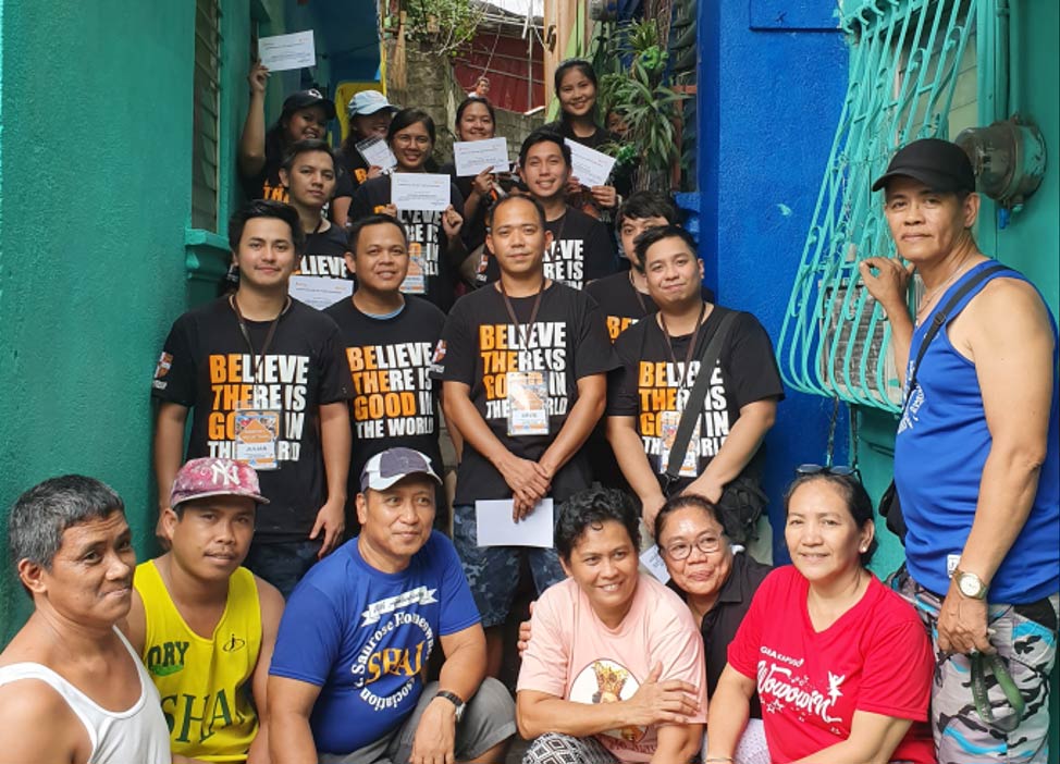 Colleagues in Manila support Kalinga Gawad Community Development Foundation