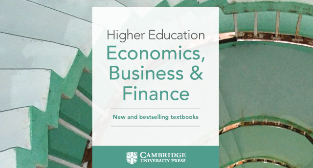 Economics, Business & Finance Textbooks from Cambridge University Press - Spring 2023