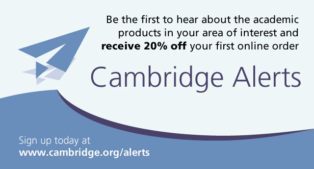 Sign up for Cambridge Alerts