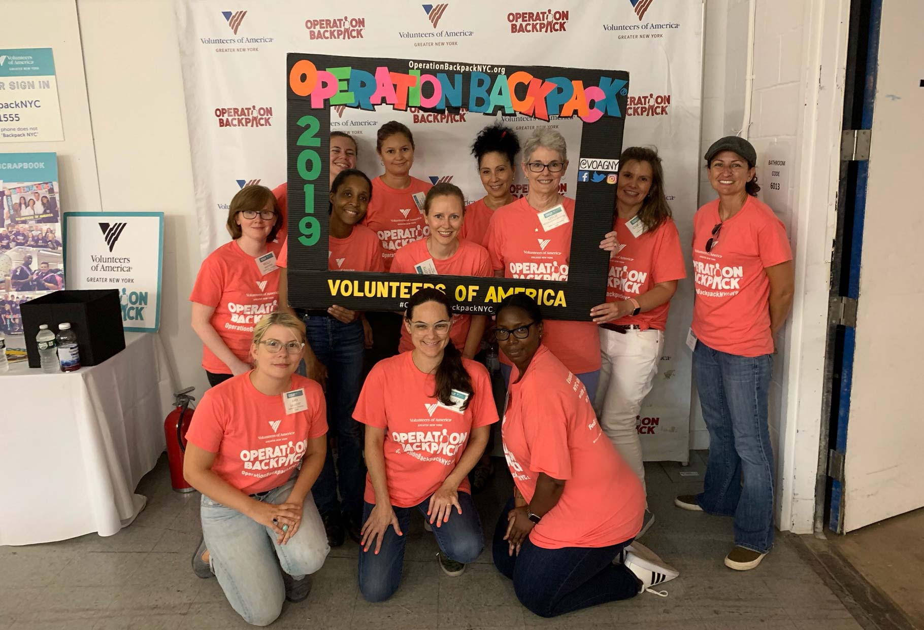 New York colleagues support Operation Backpack