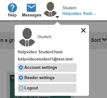 Change settings window for students 