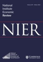 National Institute Economic Review Add bookmark  Add alert  RSS feed  Share 