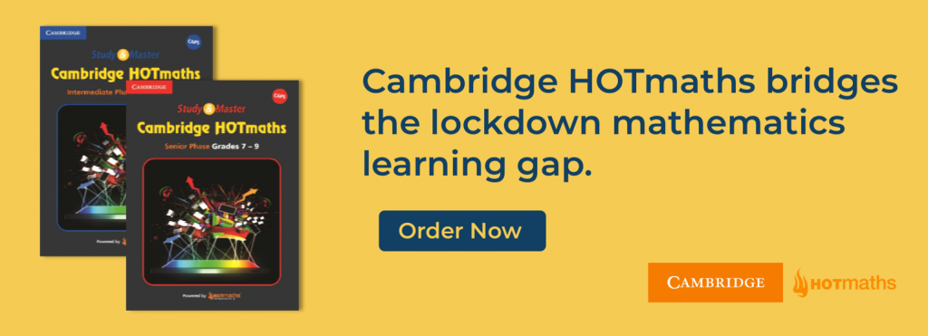 Banner showing HOTmaths books
