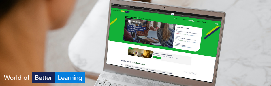 Exams page on the World of Better Learning