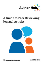 A guide to peer reviewing journal articles