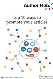 Author Hub Top 10 Ways to promote your articles