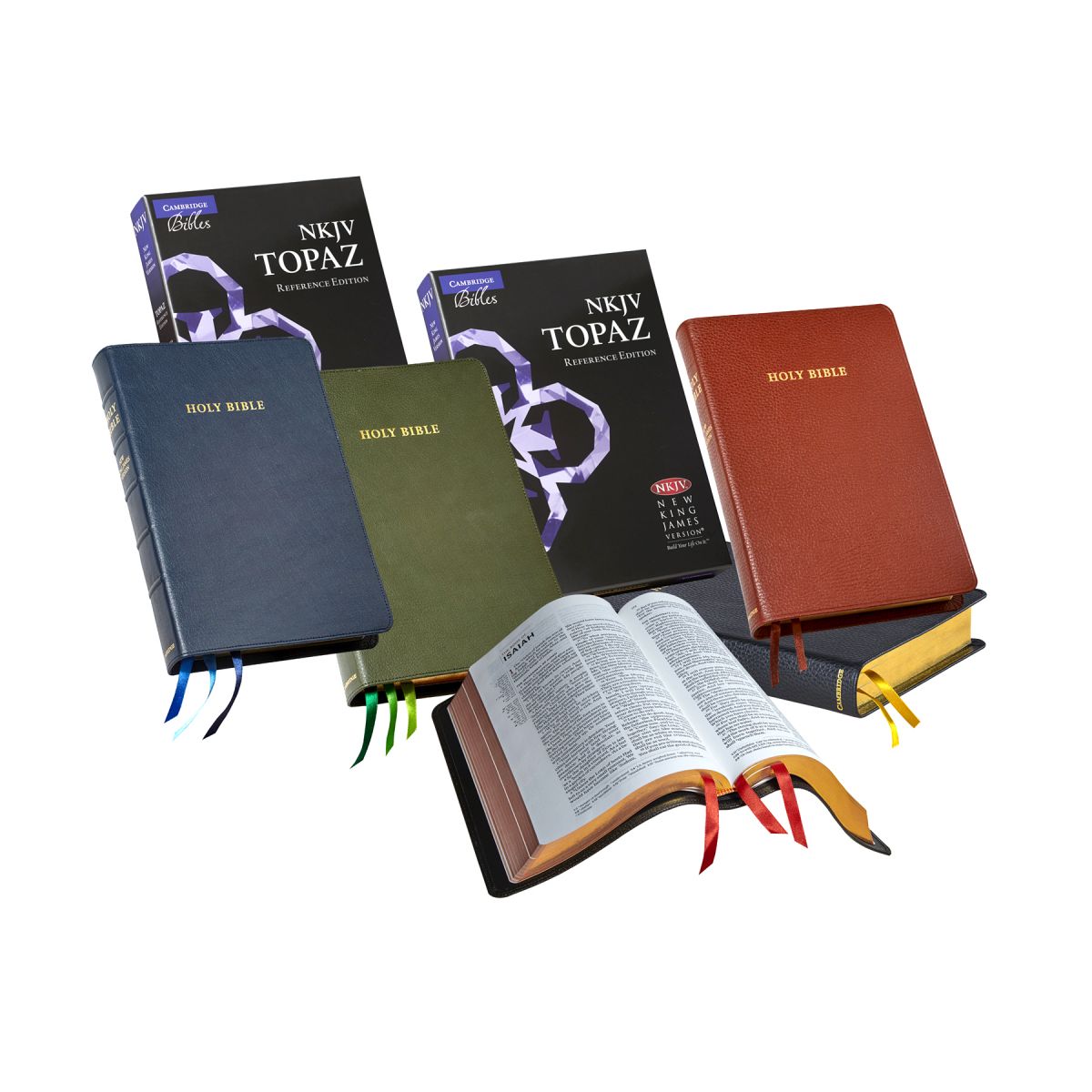 different coloured Bibles