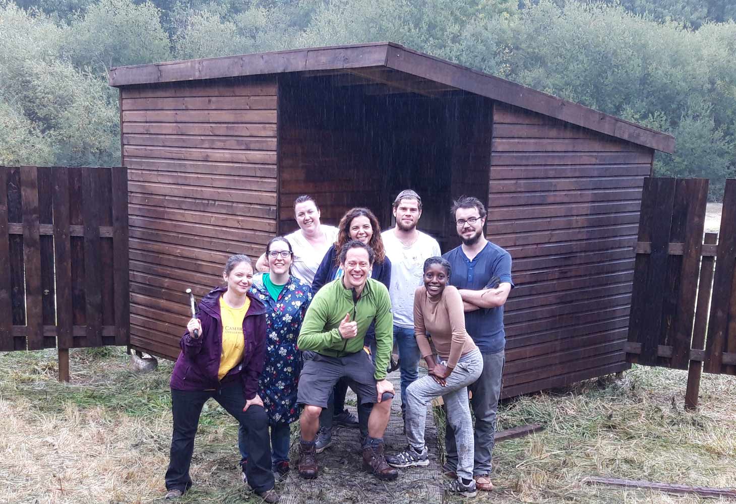 Our Education Reform team at the Grafham Water Wildlife Trust site.