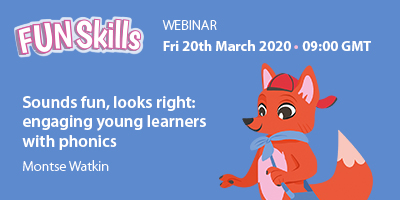 Sounds fun, looks right! Engaging young learners with phonics - with Montse Watkin
