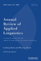Annual Review of Applied Linguistics