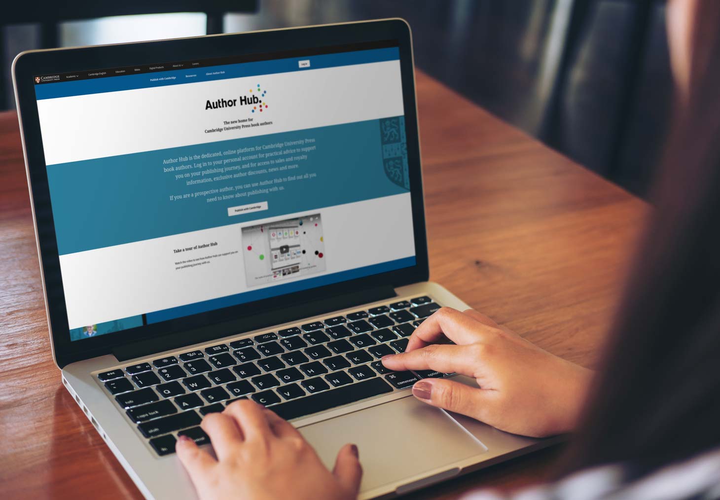 Author Hub, an online platform to support Academic book authors was relaunched and expanded this year.