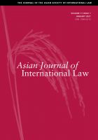 Asian Journal of International Law