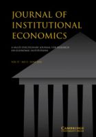 Journal of Institutional Economics