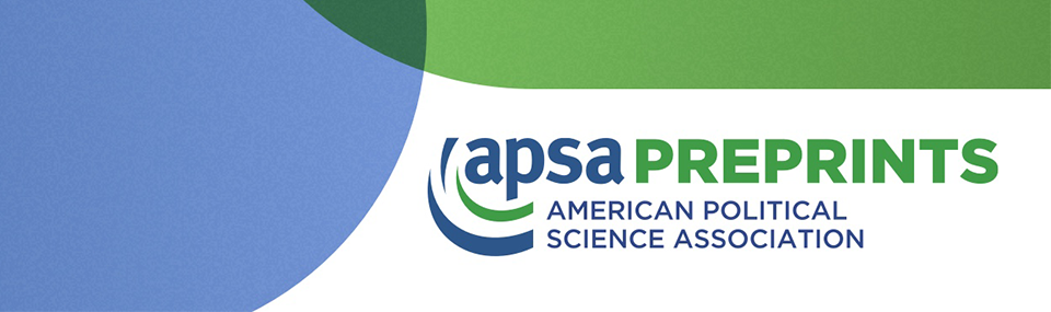 APSA Preprints header