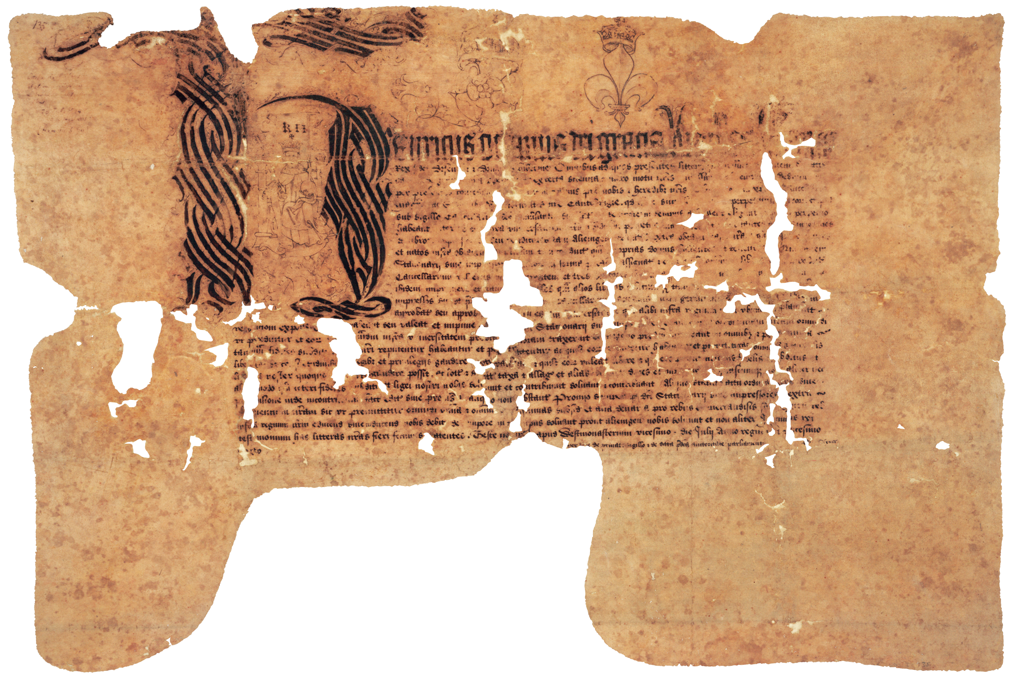 Letters Patent, granted to the University by Henry VIII in 1534