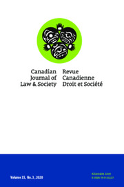 Canadian Journal of Law and Society / La Revue Canadienne Droit et Société