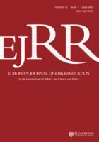 European Journal of Risk Regulation