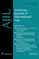 American Journal of International Law
