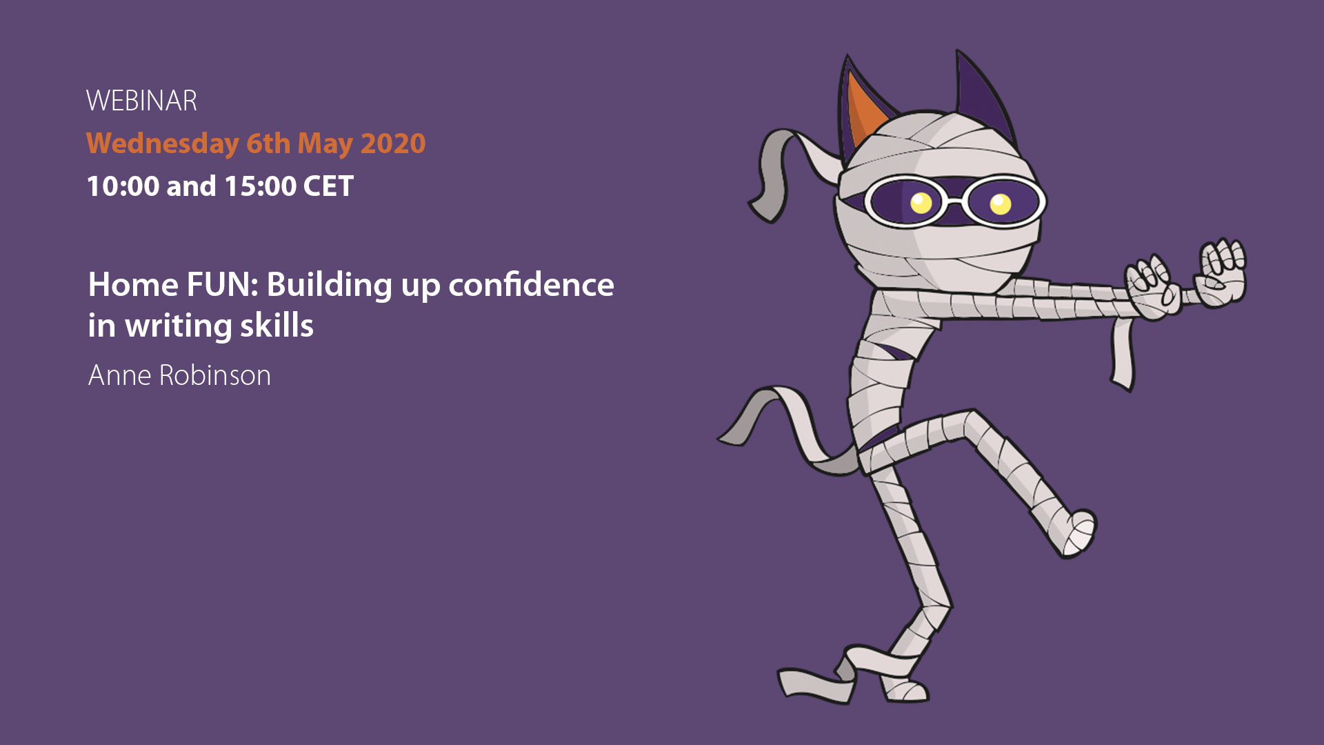 Home FUN: Building up confidence in writing skills – with Anne Robinson