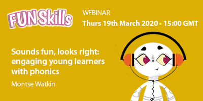 Sounds fun, looks right! Engaging young learners with phonics – with Montse Watkin