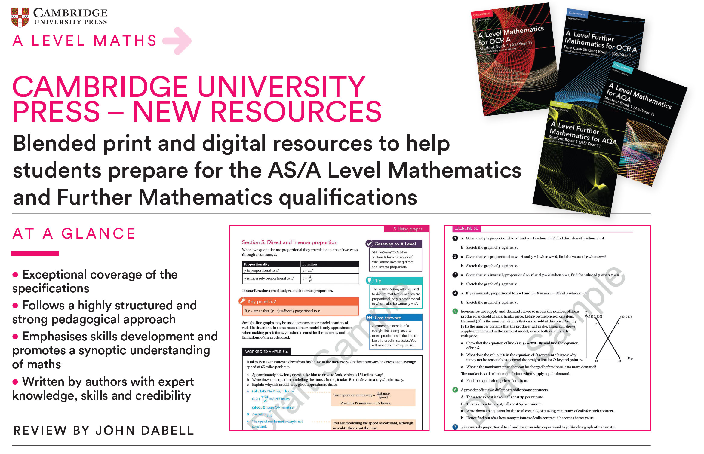 Review: AS/A Level Mathematics and Further Mathematics