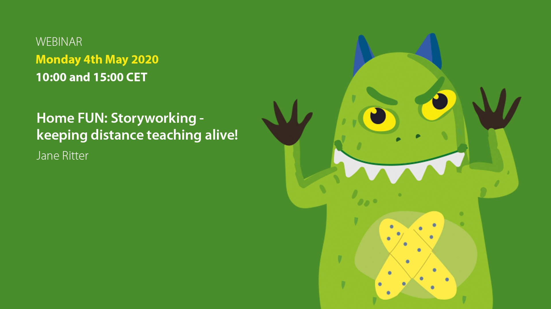 Home FUN: Storyworking - keeping distance teaching alive! – with Jane Ritter