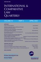 International & Comparative Law Quarterly Add bookmark  Add alert  RSS feed  Share 