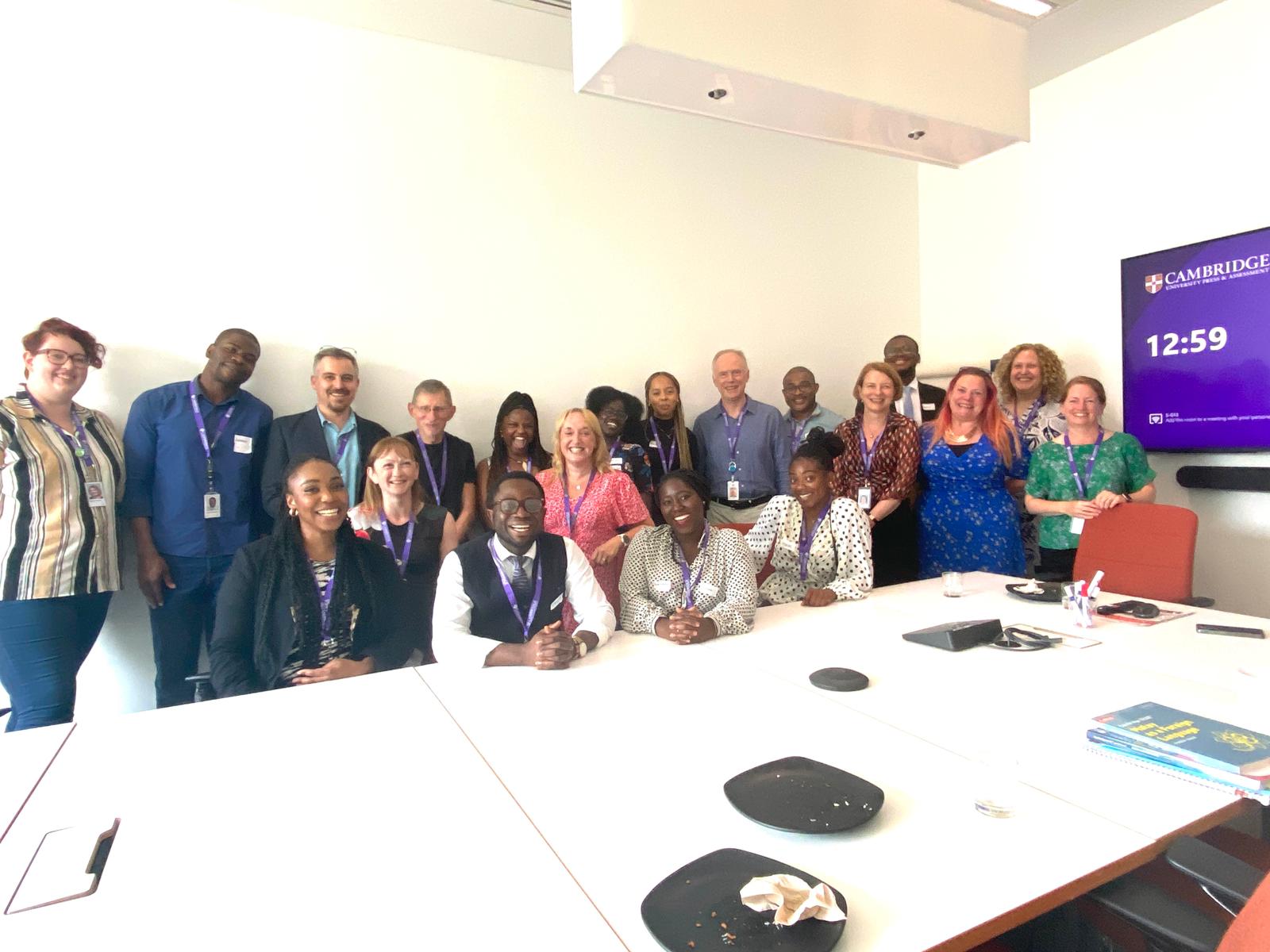 Cambridge interns during their onboarding day
