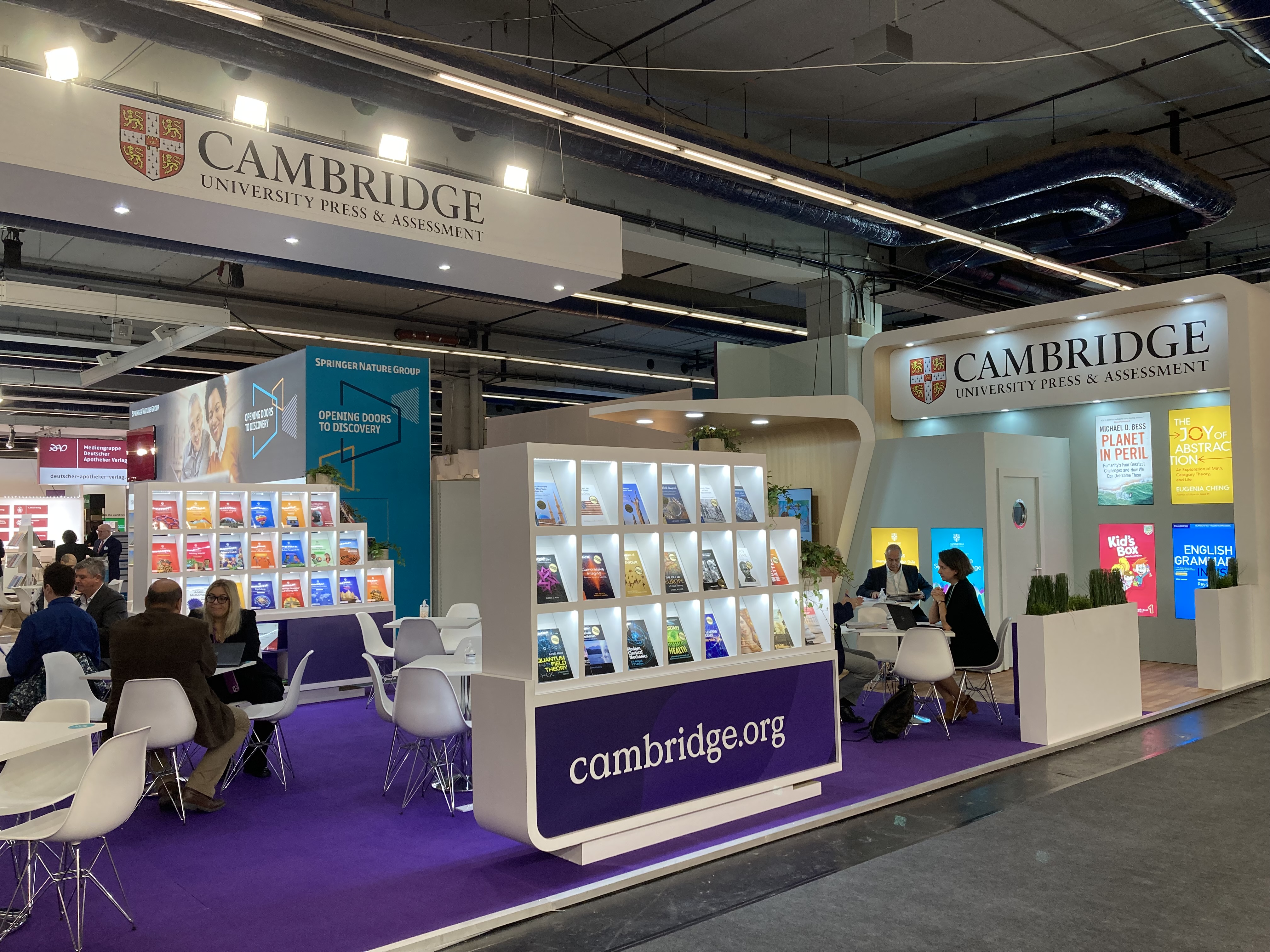 Cambridge University Press & Assessment exhibition stand at Frankfurt Book Fair 2022 