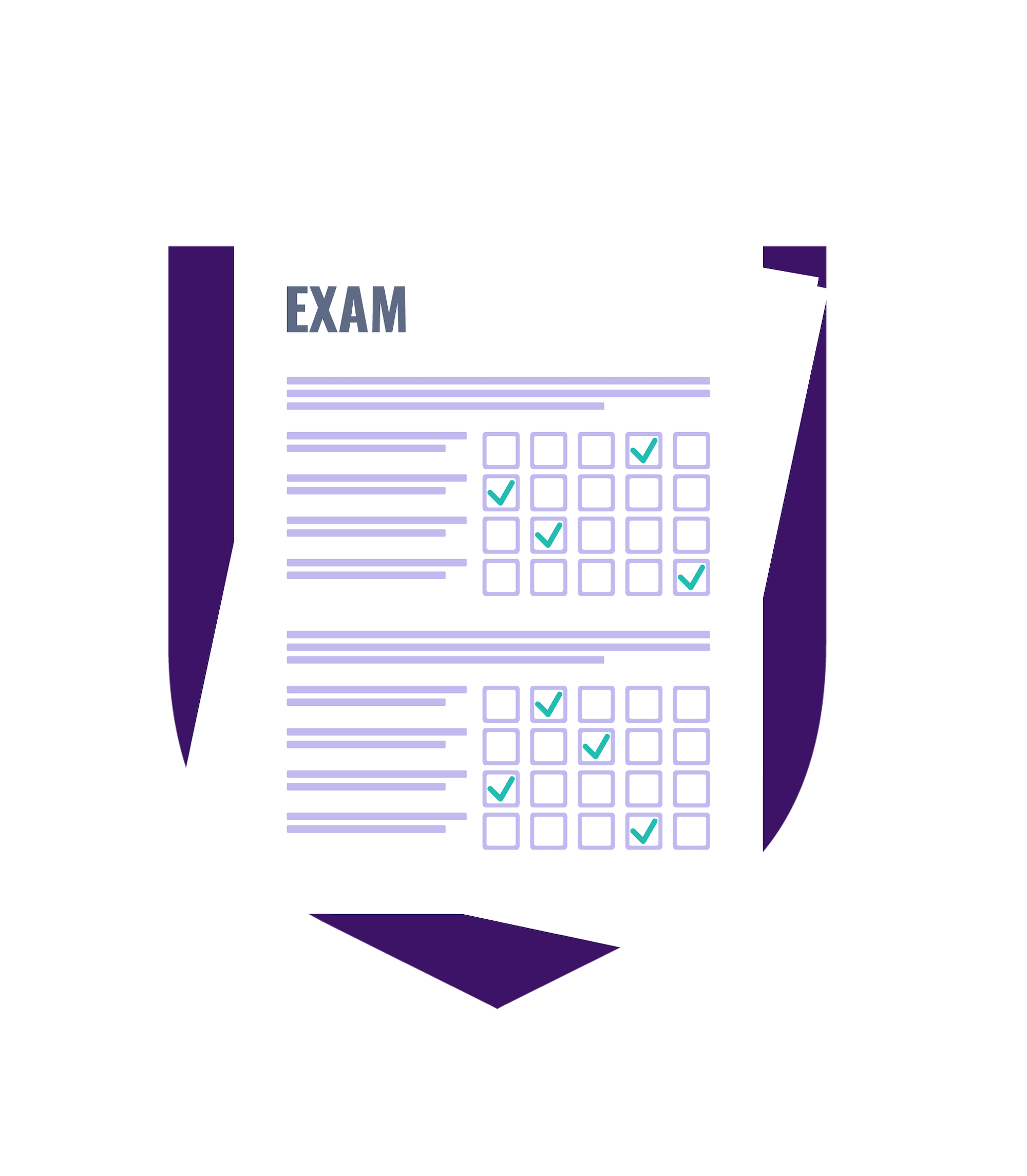 Paper in shield
