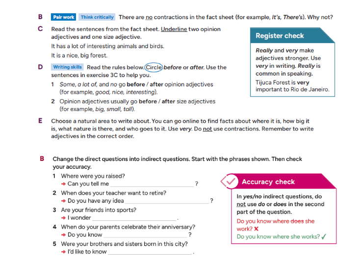 Worksheet for English learners with content to fix common mistakes and improve accuracy