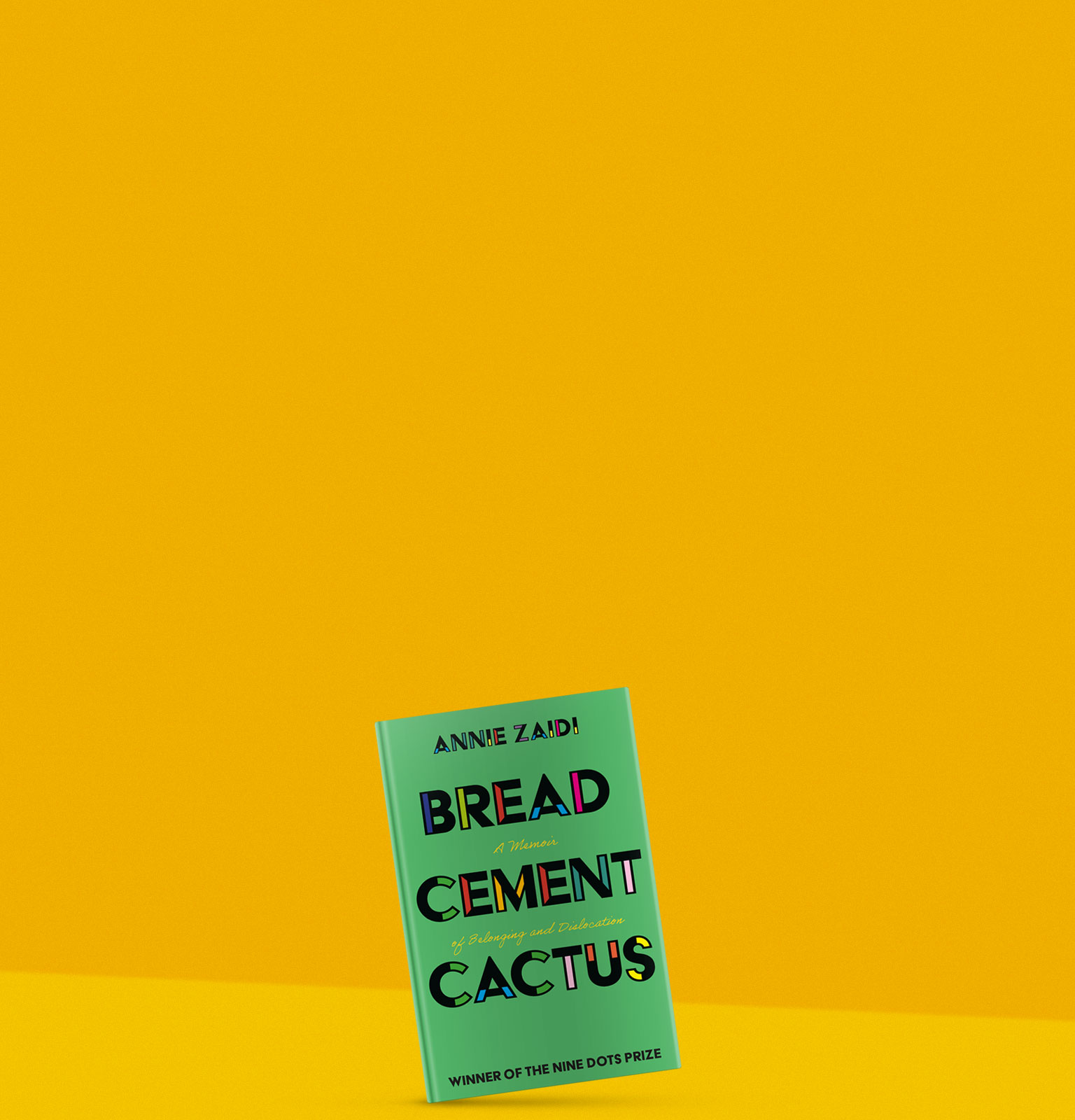 Cover of book on coffee table