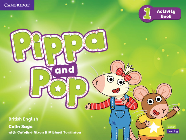Pippa and pop Activity book cover