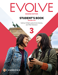 Evolve Student's Book 3 cover with modern educational design